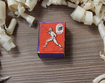 The Perfect decorative vintage Soviet propaganda matches box. Wedding matches. Smoking accessories.