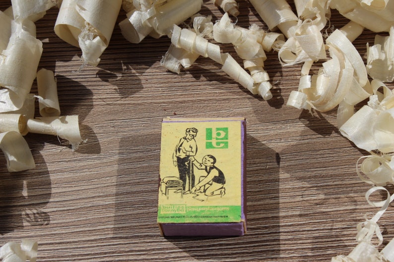 Wedding matches The Perfect decorative vintage Soviet propaganda matches box Smoking accessories.