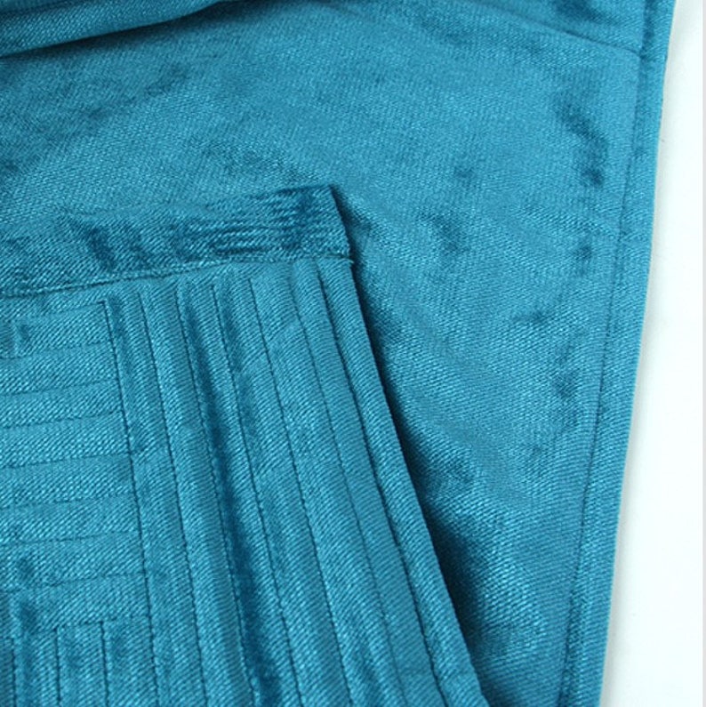 TALYOR Velvet Turquoise Bed Runner | Etsy