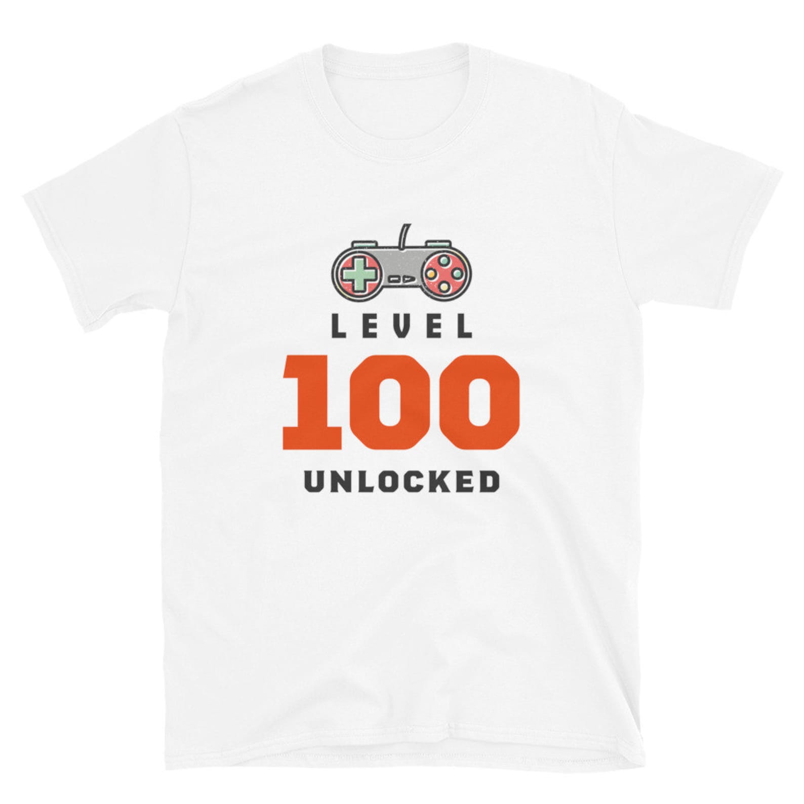 100th Birthday T-Shirt Level 100 Unlocked Retro Unisex Shirt | Etsy