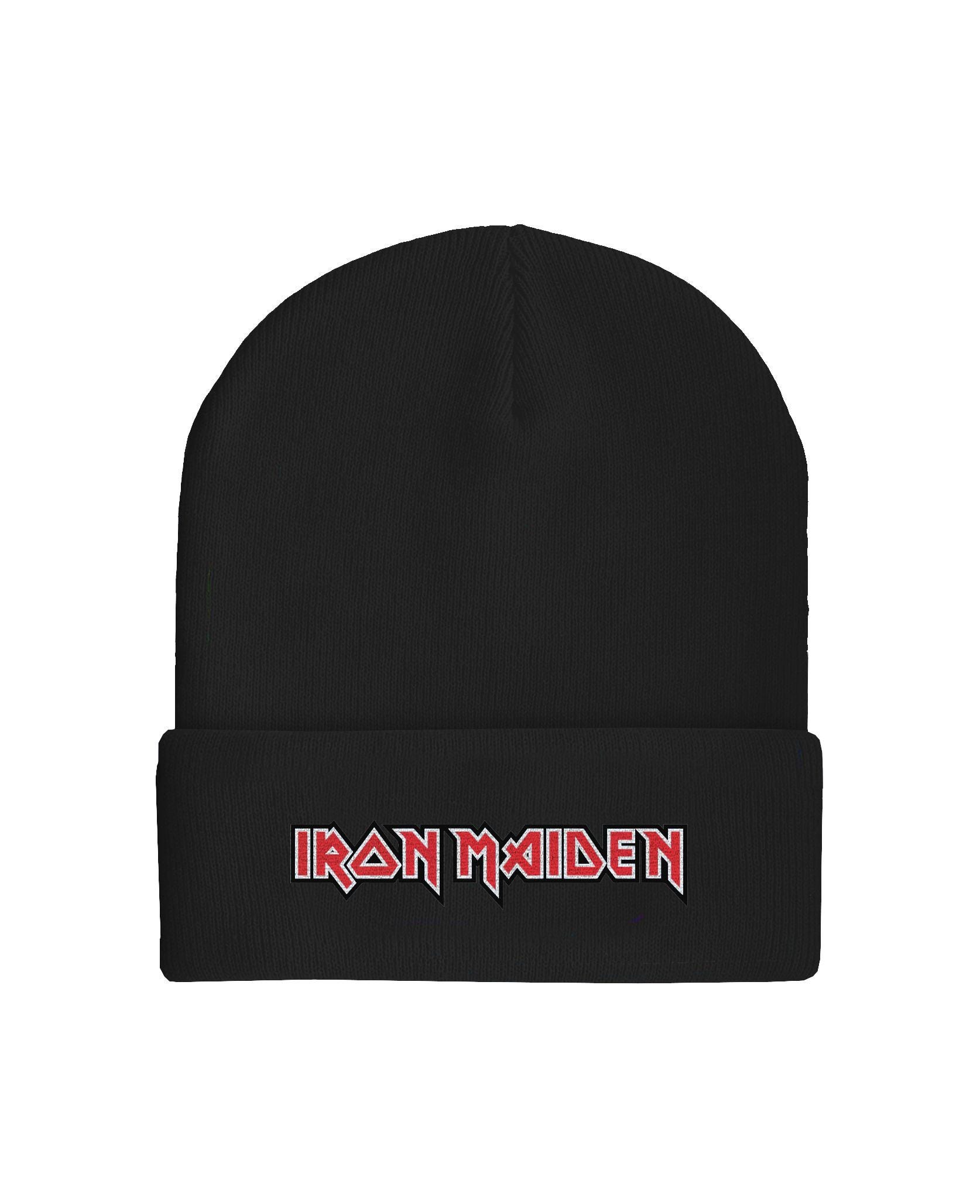 Bandeau Iron Maiden Logo Bleu – Taille Unique, Officiel, Pour Fan Et Sport