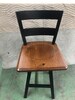 Amish Handcrafted Bar Stool Swivel Seat and Back-FREE SHIPPING 