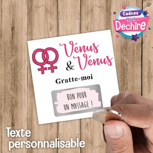 Ticket carte à gratter personnalisable - message personnalisé - idée de cadeau saint valentin, demande pacs, déclaration d'amour, etc...