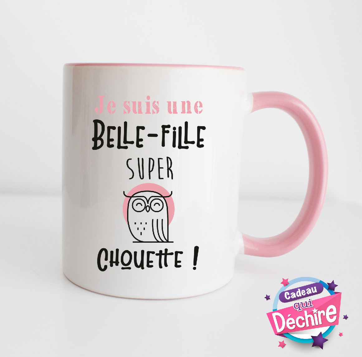 Mug Céramique Personnalisable - Idée de Cadeau Mug Personnalisée Choix Du Sens La Poignée Droite ou 