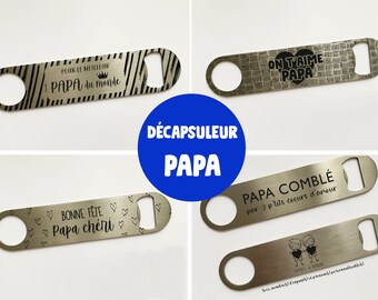 Bottle opener keychain - Father's Day gift idea - Dad gift - Happy Daddy Day