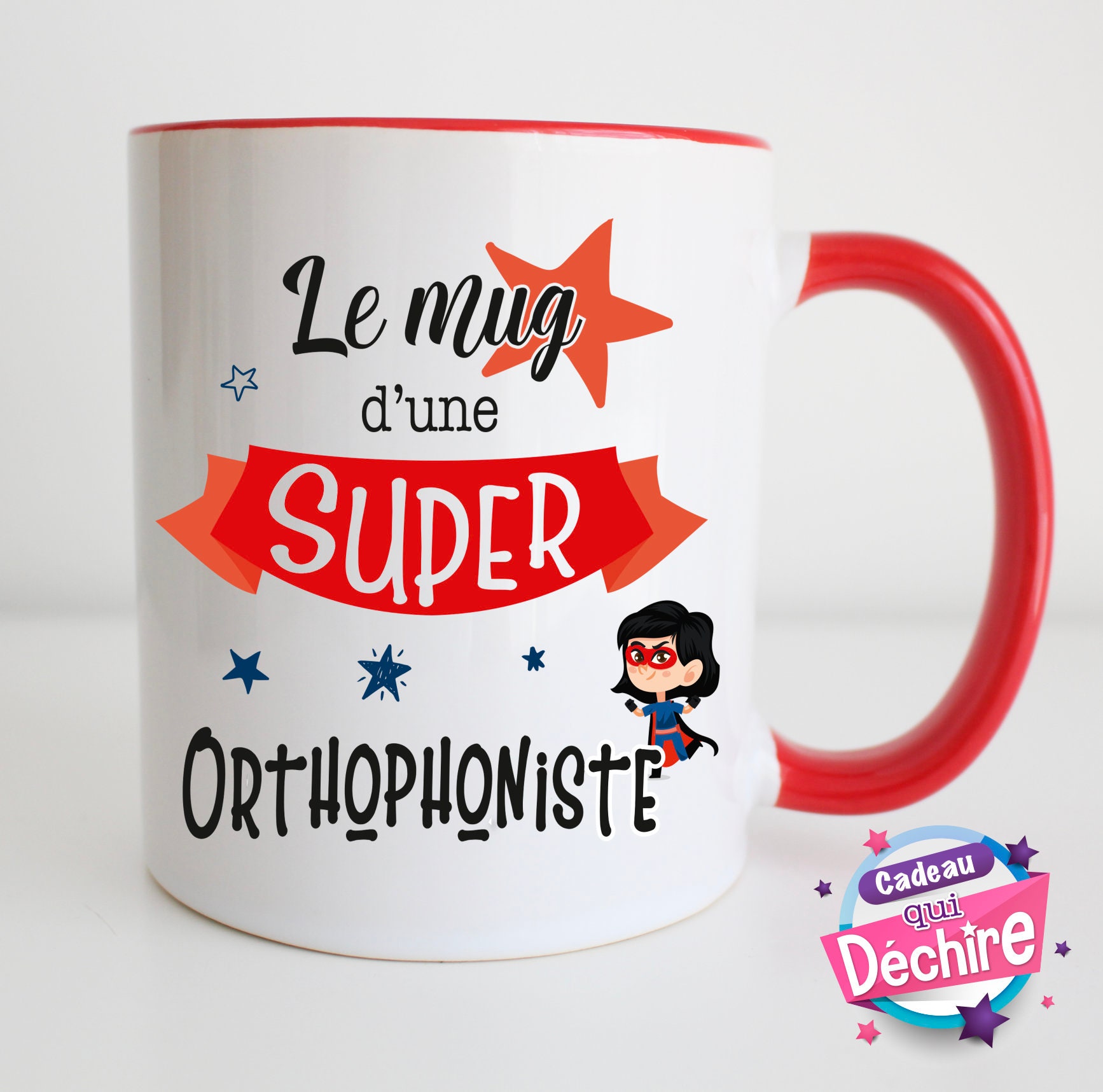Mug Céramique Orthophoniste - Idée de Cadeau Remerciement Mug Orthophoniste
