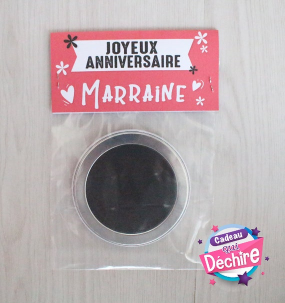 Marque-Page Métal Personnalisé Pour Marraine - Cadeau Fête Des Mères, Noël Ou Anniversaire