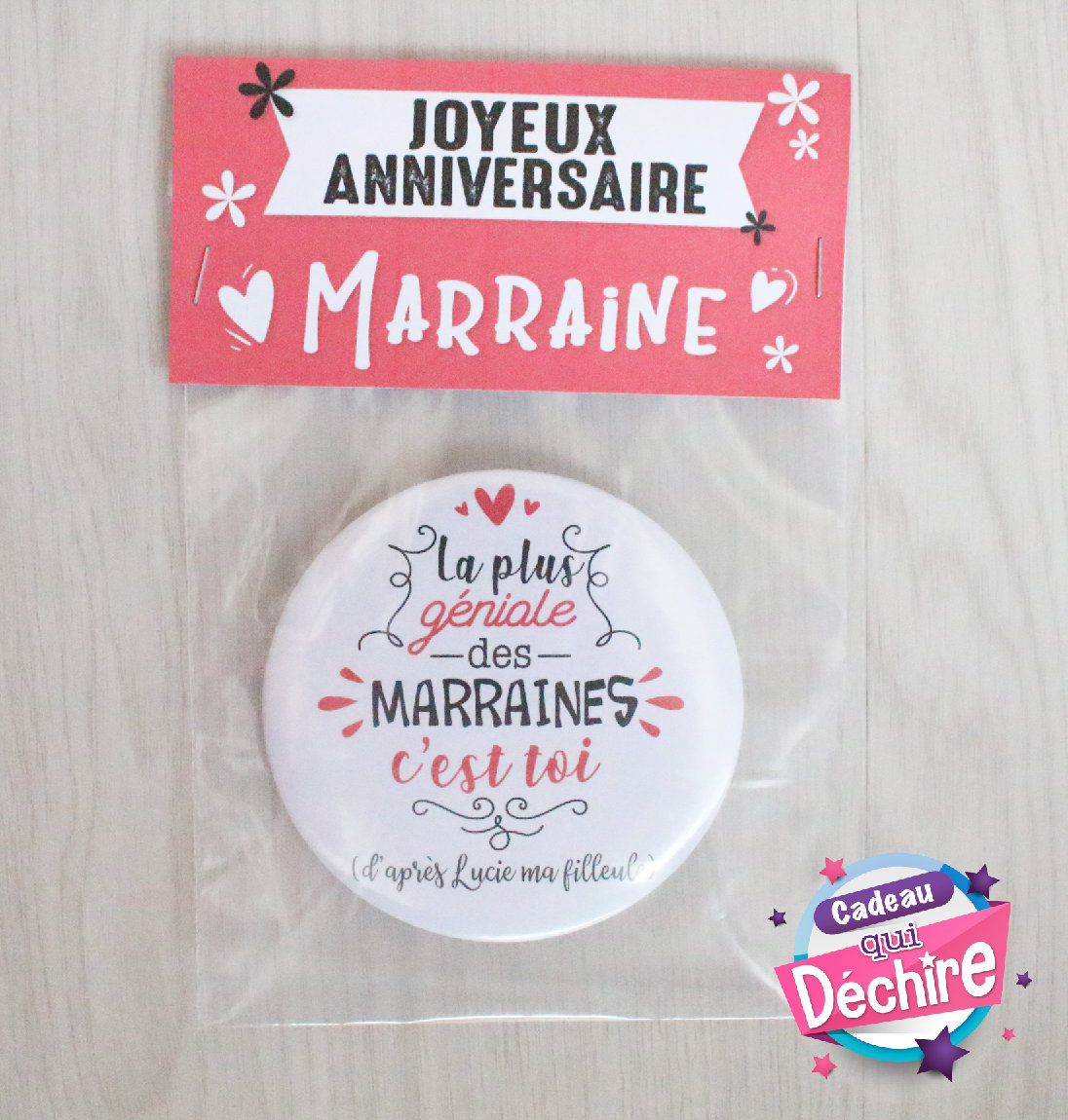 Magnet 75 mm - idée cadeau demande témoin - cadeau personnalisable - veux-tu  être mon témoin ? - Un grand marché