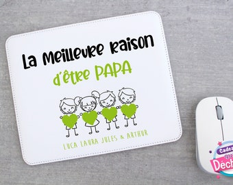 Customizable "Best Reason to Be Daddy" Mouse Pad - Dad Gift - Father's Day Gift Idea - Dad's Birthday Gift