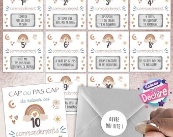 10 commandments BIG SISTER to scratch, baby announcement, big sister gift idea, big sister announcement, soon to be big sister