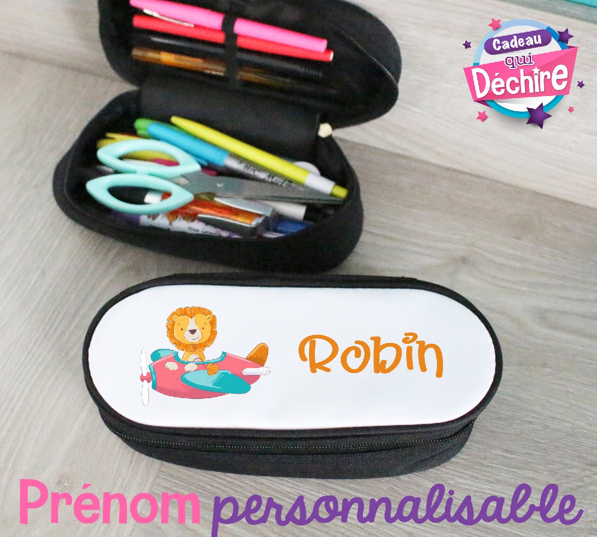 Trousse à Crayons Personnalisable -15 % avec Le Code Trousse sur Site Www.cadeauquidechire.fr
