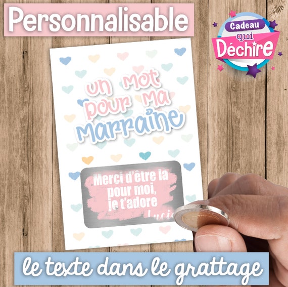 Ticket Carte A Gratter Personnalisable Mot Marraine Idee Etsy Ticket Carte A Gratter Personnalisable Mot Marraine Idee Etsy
