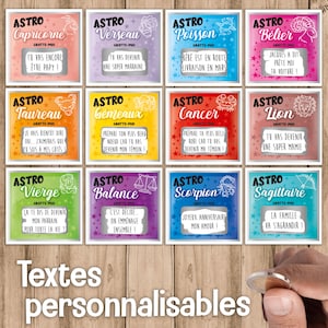 Ticket carte à gratter personnalisable - message personnalisé - annonce grossesse - demande témoin - mariage - bébé, etc...