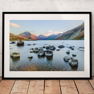 Lake District Landscape Photography, Mountains, Wastwater, Wasdale Head, Sunrise, Fine Art, Wall Art,