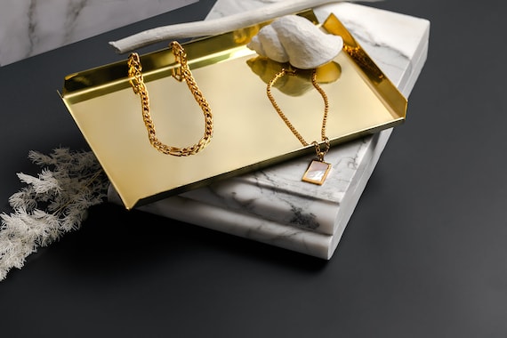 Messing Tablett Poliert | Messing Tablett | Messing Trinket Tablett | Messing Jahrestag Geschenk | Messing Dekor | Hayes-Haus