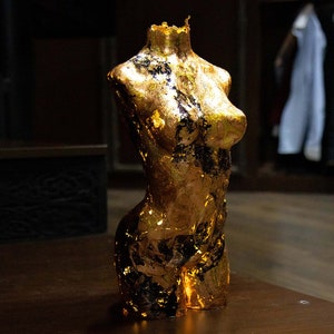 Female Torso Large, height 13 in, Art Light Sculpture, Statue female body, Boutique decoration, Office decoration, Bedroom decoration