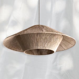 Jute Hanging Lantern: Classic Bohemian Chandelier for Cafe