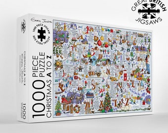 Christmas A to Z  1,000 piece jigsaw puzzle.