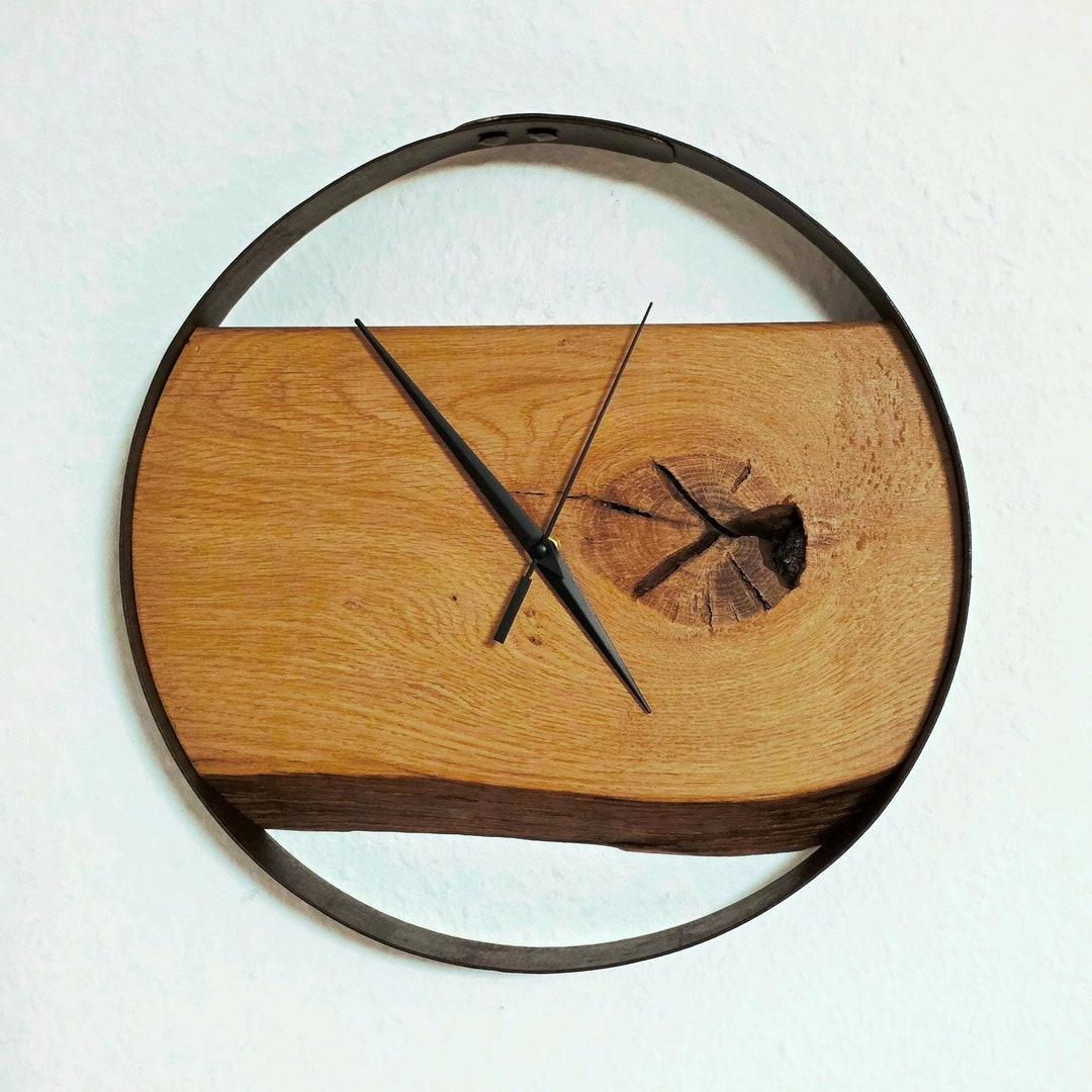 Wanduhr Holzuhr Selber Bauen Anleitung Bauplan Selbst 2/2004 