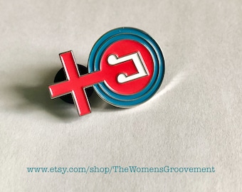 The Women's Groovement Enamel Pin