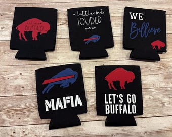 Bills Themed Koozies, Can Cooler