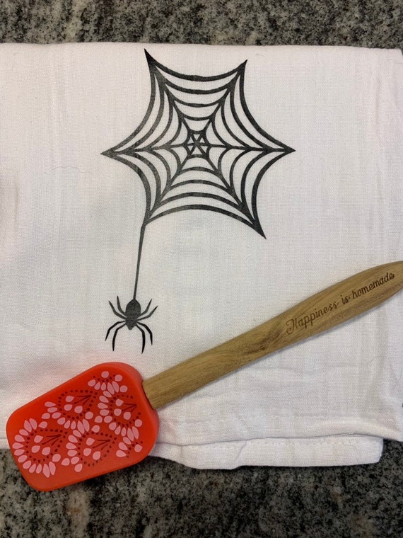 Halloween Crawly Creatures Orange Spiderweb Fabric Tablecloth Decor U PICK SIZE