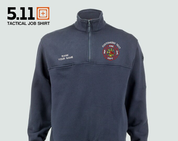 Firefighter Job Shirt Custom Embroidered Maltese Sweatshirt Etsy