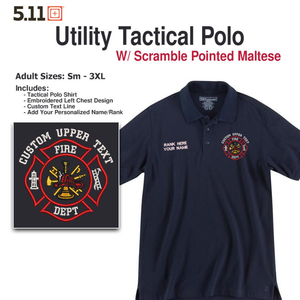 firefighter polo