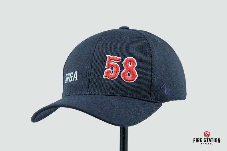 Initials Zephyr® ZH Navy Fitted Cap 
