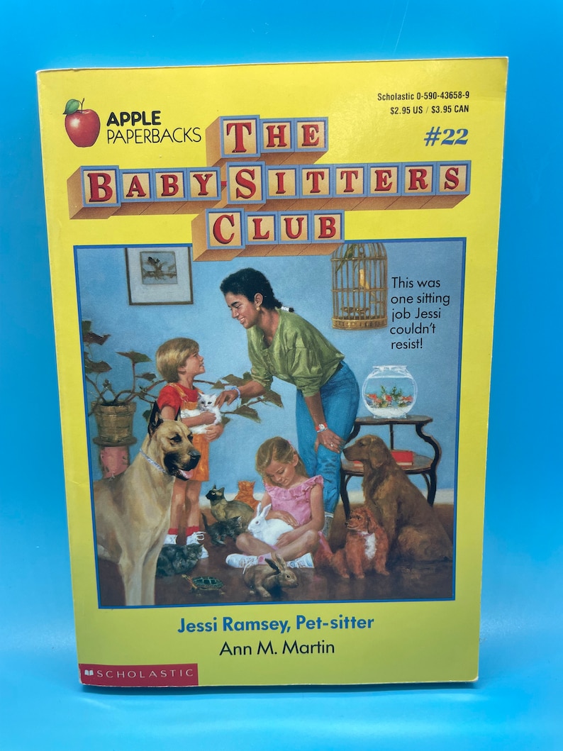 The Baby Sitters Club Book #22 Jessi Ramsey, Pet-sitter - Etsy
