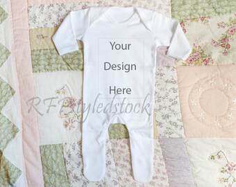 Baby Sleep Suit Baby Romper Baby Mockup Custom Baby Gro Etsy