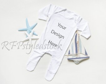 Baby Sleep Suit Baby Romper Baby Mockup Custom Baby Gro Etsy