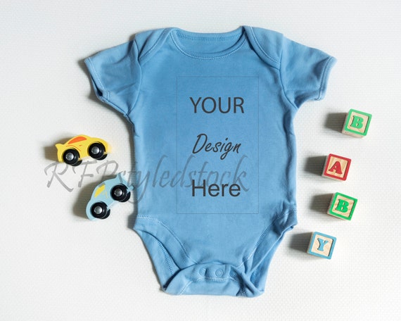 Child S Vest Mockup White Bodysuit Mockup Stock Photo Etsy