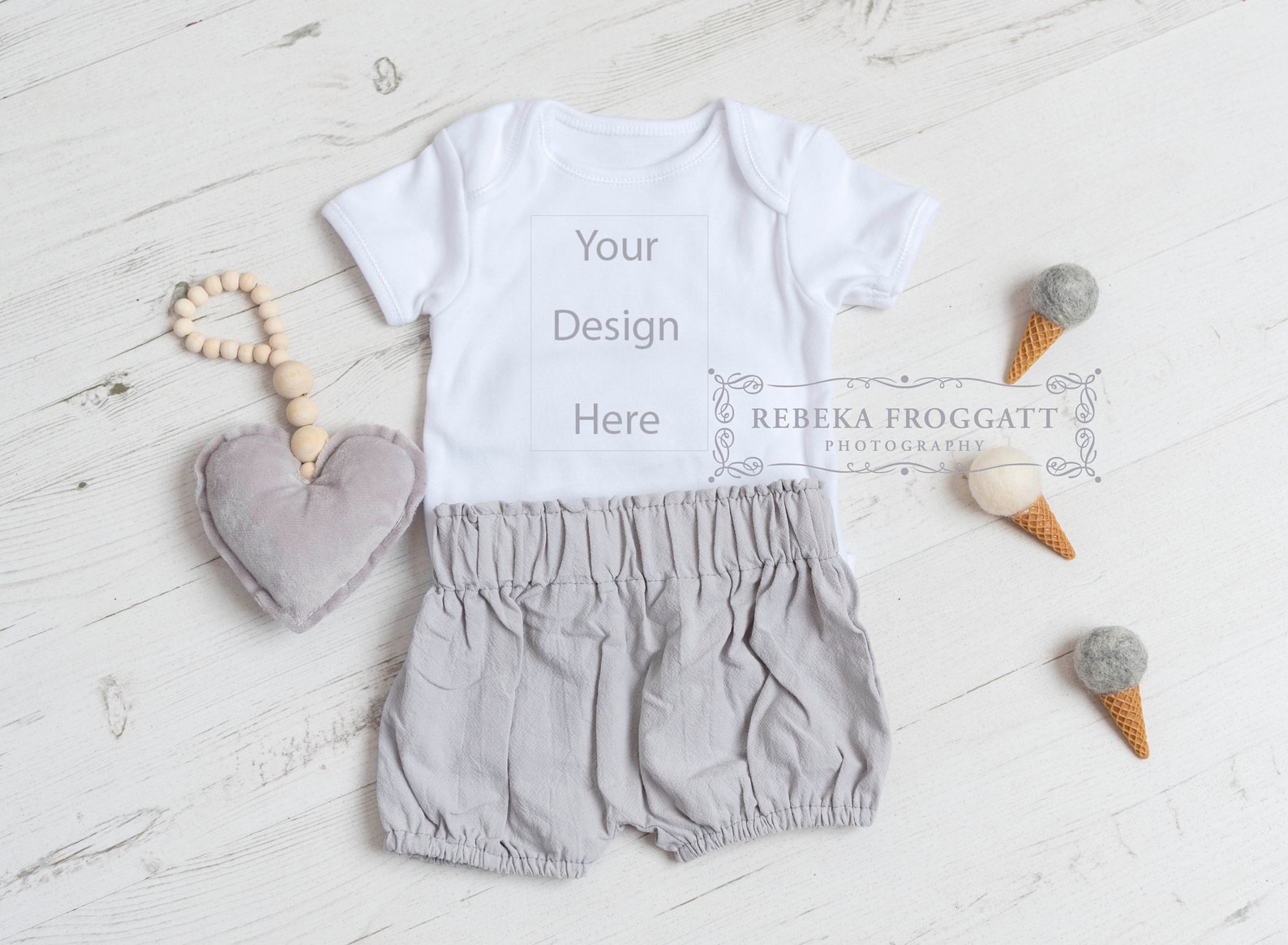 Download Baby romper vest bodysuit flatlay mockup one piece simple | Etsy