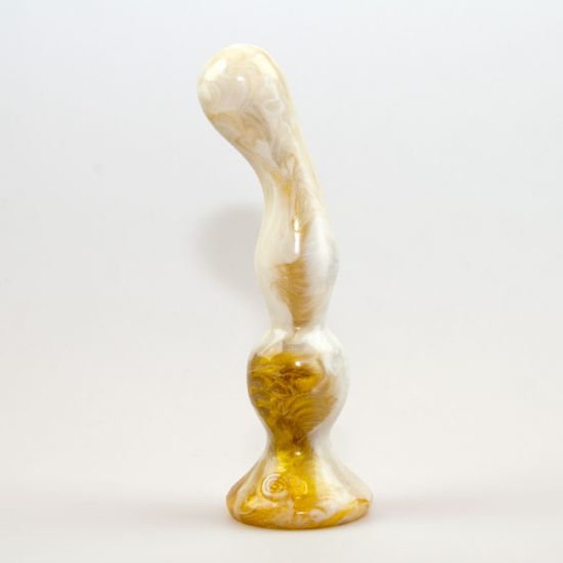 Air royal: elegant silicone dildo with color change when image 5.