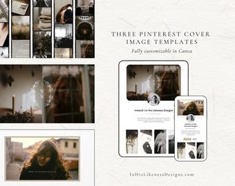 Canva Pinterest Cover Templates | Pinterest Template | Branding | Design | Branding Design | Aesthetic Pinterest Template | Social Media