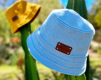 Summer Crochet Hat Pattern PDF, Sun Hat for Adults & Kids, Adjustable Size 54 cm+ (EN + DE) H2