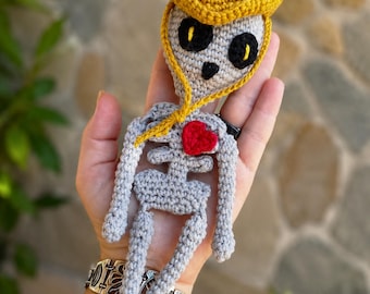 Skeleton Cowboy Crochet Pattern PDF, Keychain, Bag Charm, Cute Skull Amigurumi (EN + DE) P7