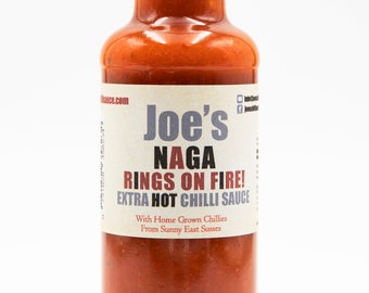 Joe's NAGA Ring's on Fire! Extra HOT Chilli Sauce -  Joe's Chilli Sauce Co