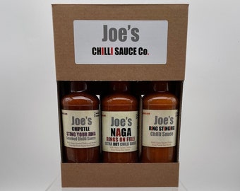 Joe's Chilli Sauce co- 3 Sauce GIFT PACK