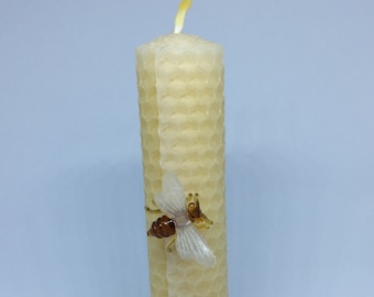 Hand Rolled Beeswax Candle