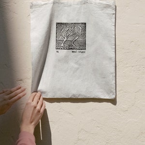 HOWL Night Tote Bag | Cream