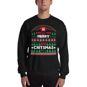 DND Merry Critsmas Sweater