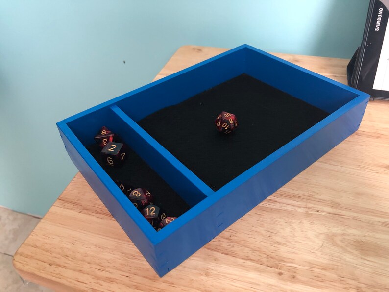 DIY Wooden Dice Tray Kit Version 2.0 / 9x6x1.5 / DND Etsy