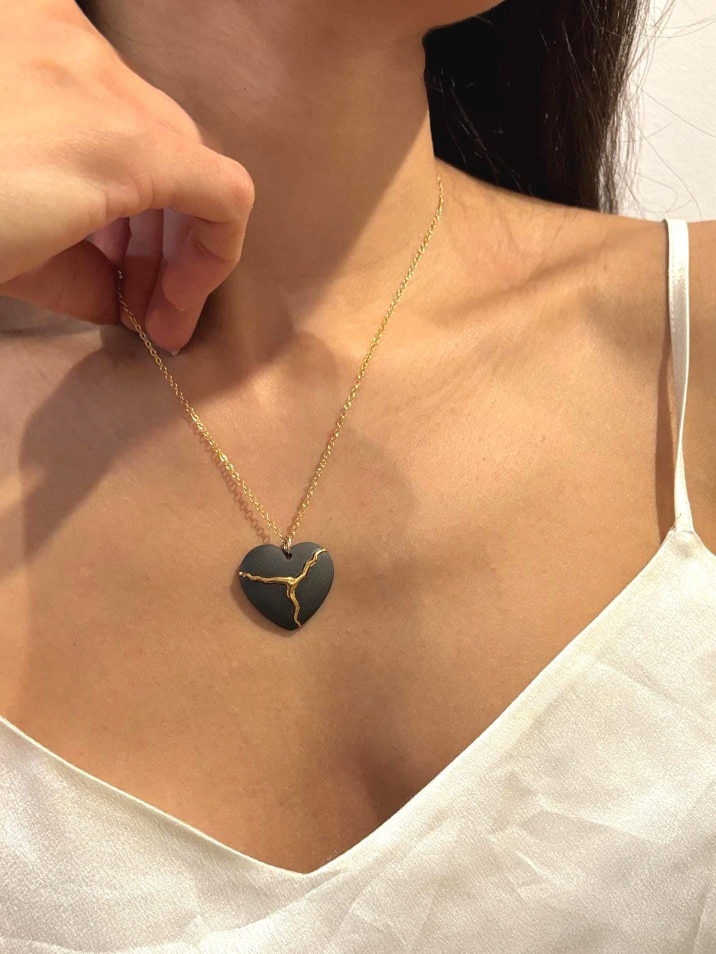 Ciondolo Charm Cuore Spezzato BFF Argento - Foto 14