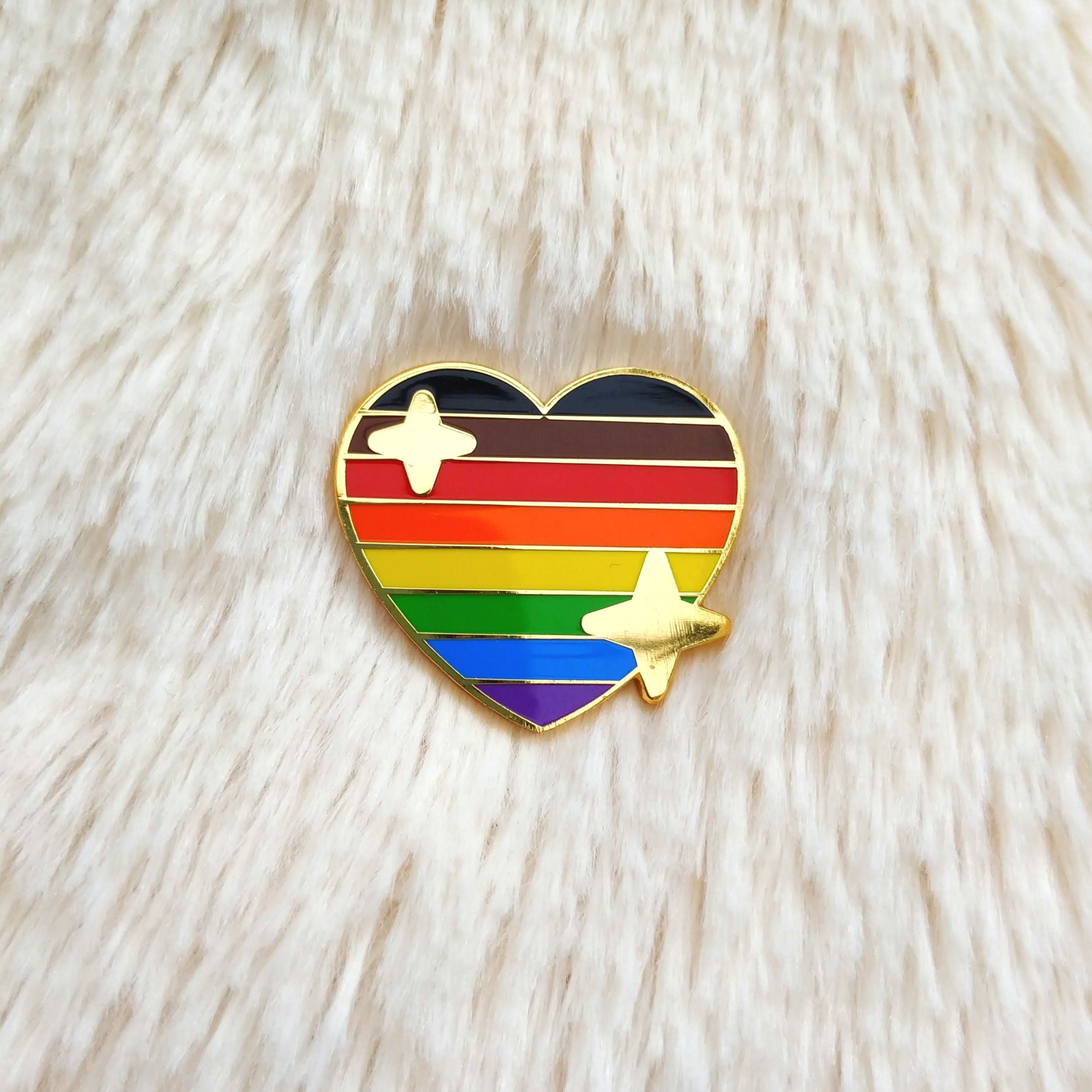 Pride Philly Philadelphia Flag Lgbt Sparkling Heart Emoji Etsy