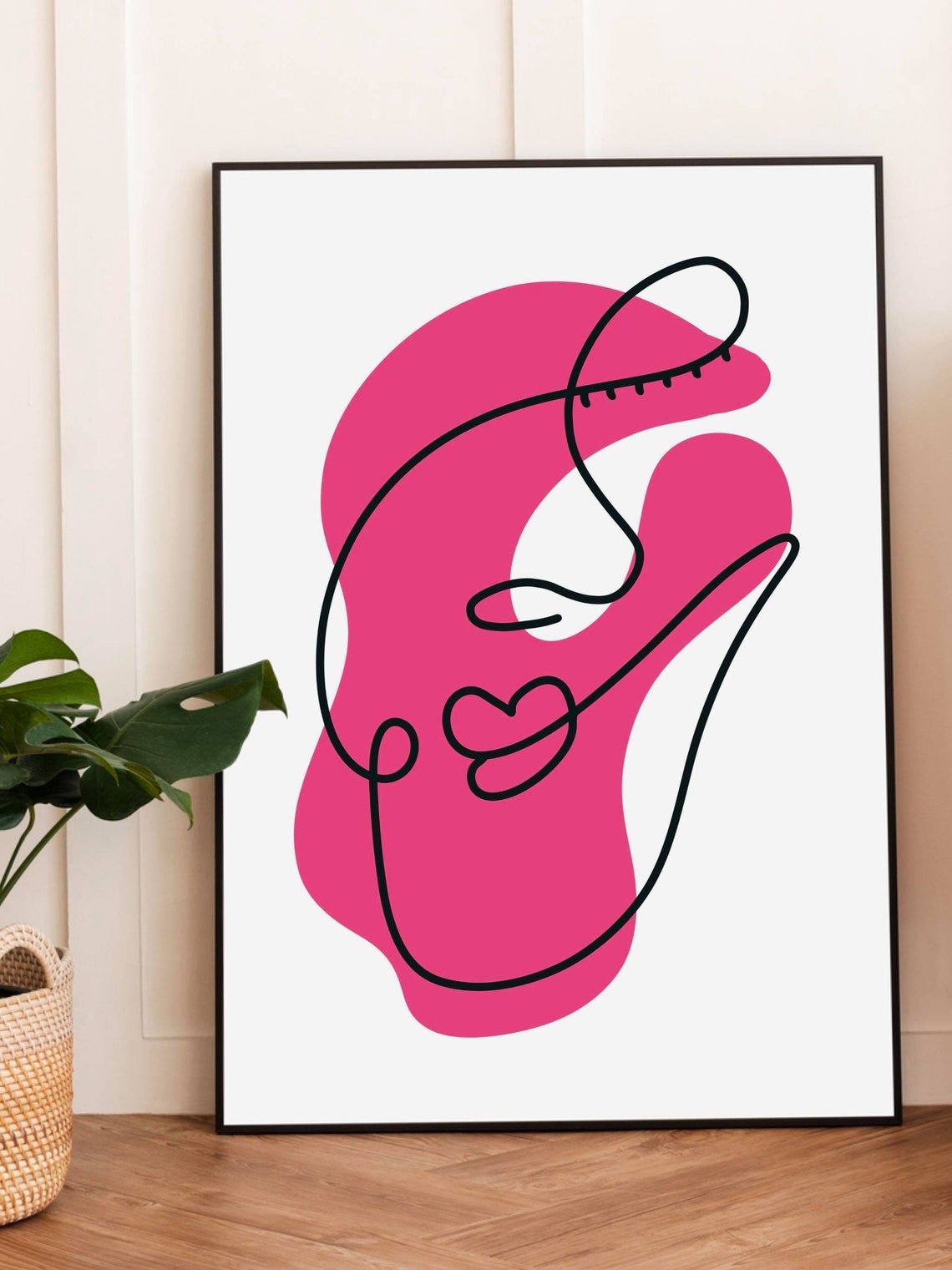 Line Art Print Print Wall Art Art Home Décor Décor Etsy