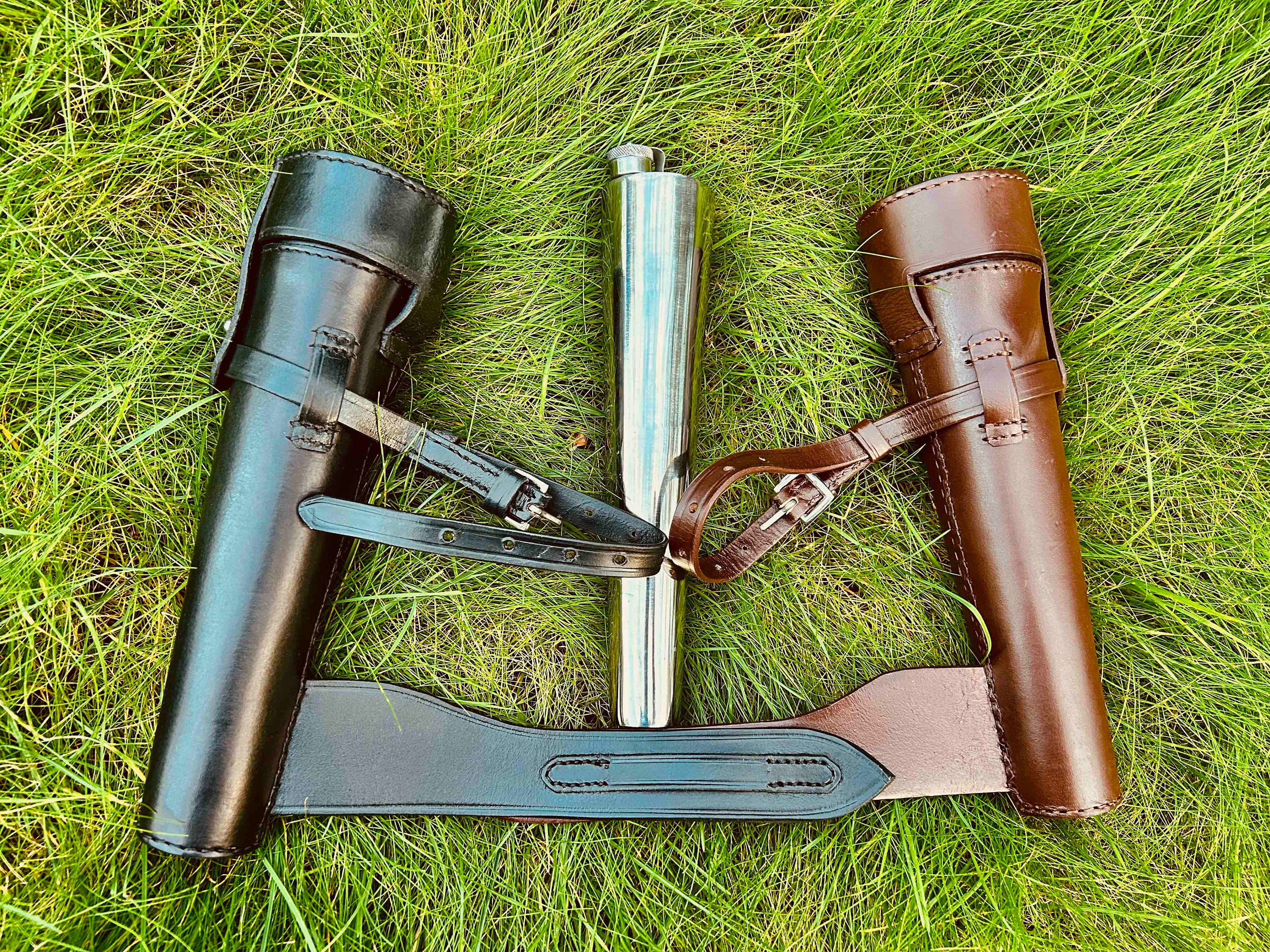 Tbest étui à cigares portable Flacon de hanche en acier inoxydable à