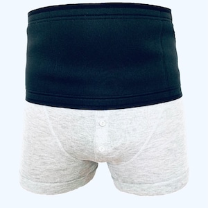 Fascia addominale morbida post-partum, scalda-pancia per colostomia, fascia per stomia, modellante per il corpo con impugnatura in silicone antiscivolo, per donne e uomini