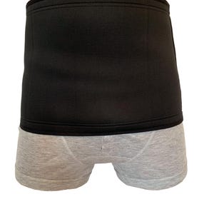 Neoprene Belly Wrap Back Warmer Colostomy Ostomy Stoma Band Post Surgery Body Shaper Non Slip Silicon Grip Waist Cincher for Women and Men
